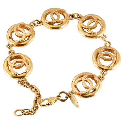 chanel gold white|chanel gold bracelet price.